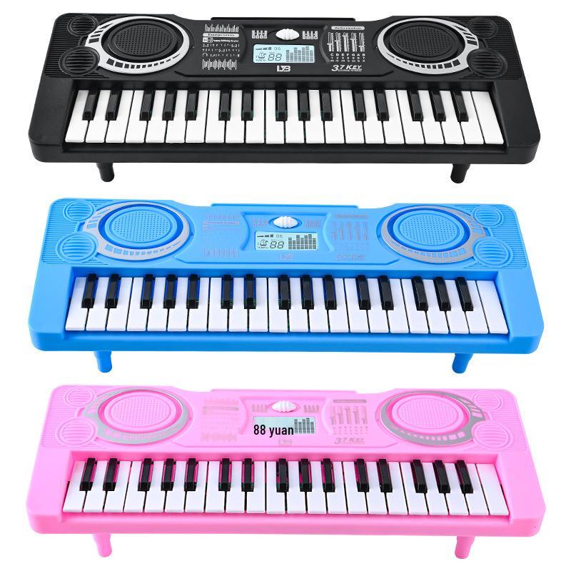 Douyin Live Kids' 37-Key Electronic Organ Toy - Educational Piano for Boys