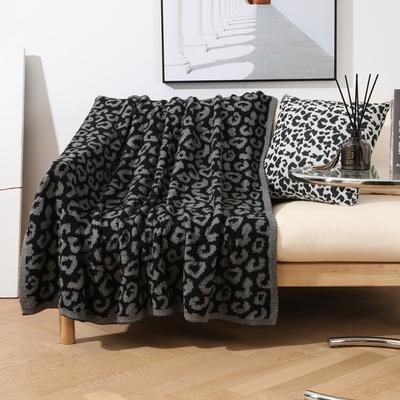 Cobertor de leopardo ultramacio, cobertor de microfibra cáqui, cobertor de pelúcia quente e reversível de chita, manta com padrão de leopardo para sofá-cama