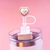 Reusable Drinking Dust Cap Silicone Straw Tips Cover Creative Silicone Straw Plug  Water Glass