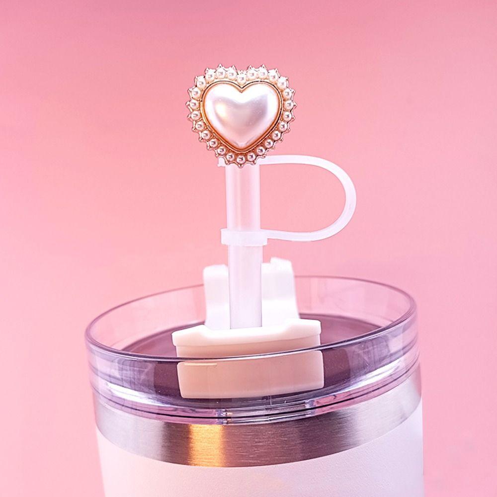 Reusable Drinking Dust Cap Silicone Straw Tips Cover Creative Silicone Straw Plug  Water Glass