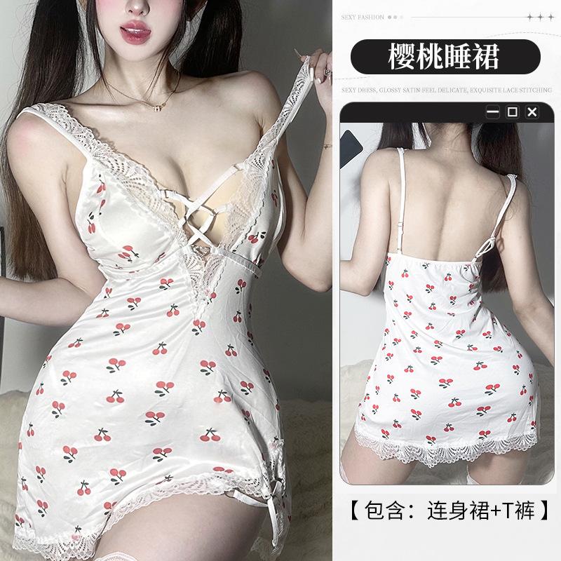 

Сексуальное женское нижнее белье pure desire wind цветочная кружевная ночная рубашка с подвязками кровать бесплатно большой размер пижамный комплект average size (80-60kg)