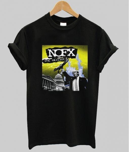 

Trump NOFX The Decline T-shirt ,Short Sleeve Cotton T-shirt, Size S to 5XL Unisex T-Shirt M
