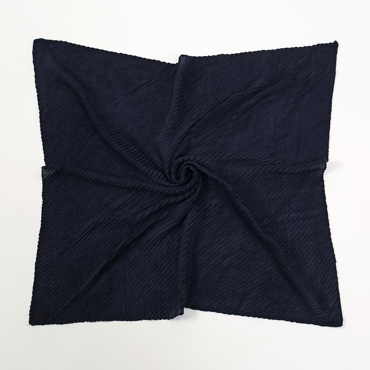 

Модный плиссированный квадратный шарф для женщин, хлопковый хиджаб, головной платок, исламские тюрбаны для женщин, хиджаб для мусульманок, повязки на голову