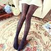 Sexy Dámské Síťované Punčochové Kalhoty Punčochy Rýsování Dámské Punčocháče Krajkové Dámské Hedvábné Punčochy Vyřezávané Punčocháče Dámské Tetování Collant Femme
