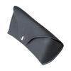 Leather Style Fabric Classic Frame Sunglasses Simple Glasses Case Black 2148-01