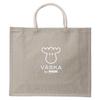 WACHIFIELD T2O Tote Bag, Large Capacity, Large Cat Design, Women's Walking Tote, Jute, WTJJ-03A, Olive
