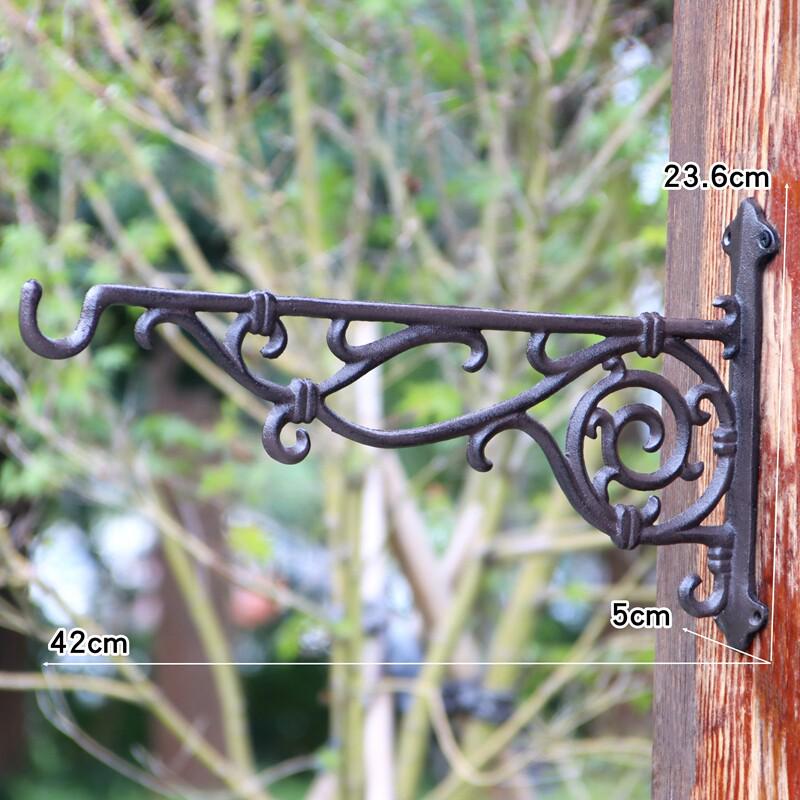 Retro Cast Iron Bird Wall Hooks & Hangers for Baskets & Lanterns