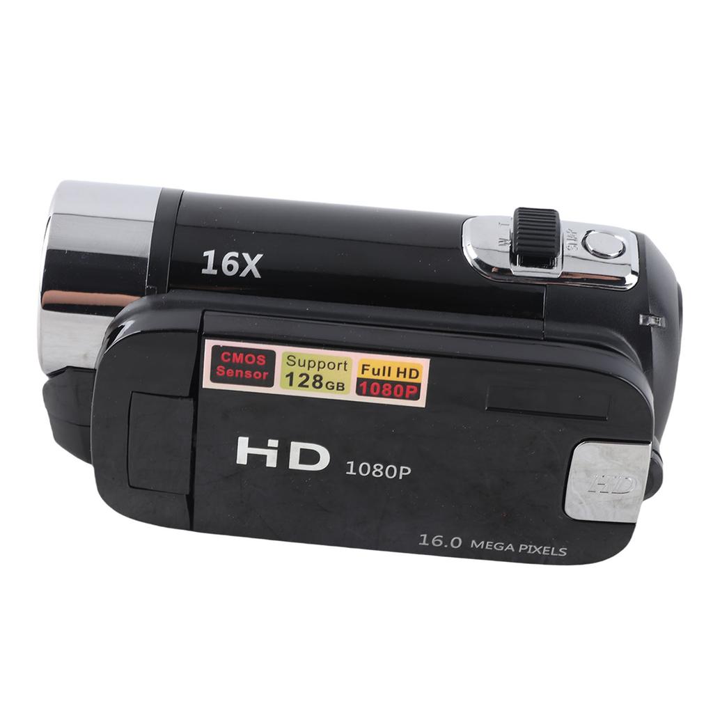 Digital Camera 1080P 16MP HD 16X Zoom Anti Shake Handheld Built in Microphone Video Camera with LED Fill Light