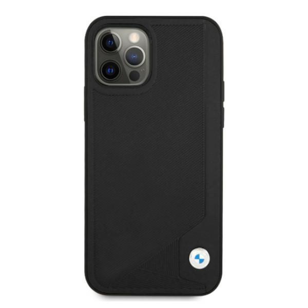 Etui Bmw Bmhcp12Mrcdpk Iphone 12/12 Pro 6,1 Czarny/Black Hardcase Leather Deboss