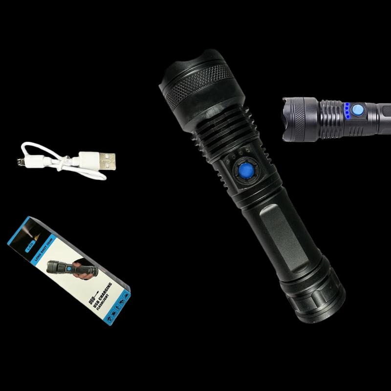 WGP Rechargeable LED Emergency Flashlight