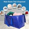 Waterproof & UV-Resistant Large Capacity Quilted Storage Bag with Durable Zipper for Travel and Moving
