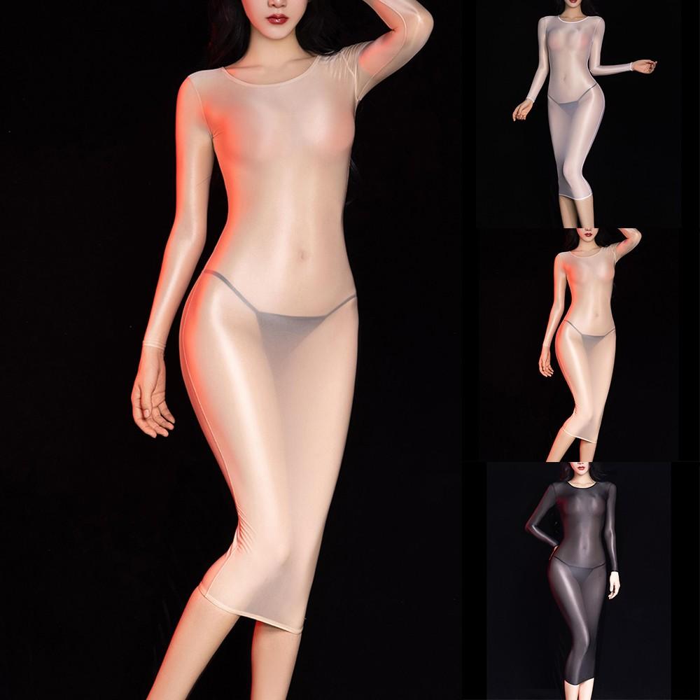 Woman Dresses Bodycon Erotic Lingerie Flirt High Elastic Lady