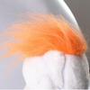 Pet Wig Orange Dress Up Cat Dog Cosplay Decoration Pet Headwear Costume for Halloween Christmas Travel Indoor Outdoor Gathering