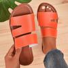 Sandal Slippers Women Spring Summer Casual Outer Wear Set Toe One Strap Flat Bottom Slippers
