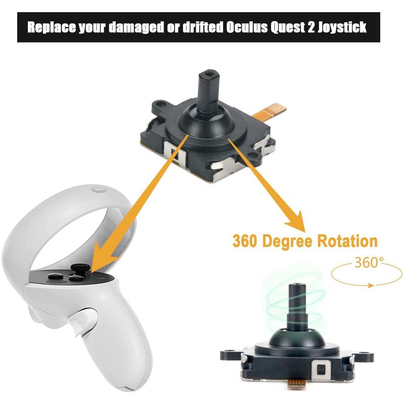 Vr Glasses Handle Replacement Rocker Wear-resistant Direction Stick Parts Compatible For Oculus