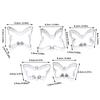 Set 5 Bucăți/Set Oțel Inoxidabil Matrițe pentru Biscuiți Set Decupator Fursecuri Fluture Unealtă DIY pentru Decorat Torturi Matriță pentru Prăjituri cu Ciocolată Gustări de Copt