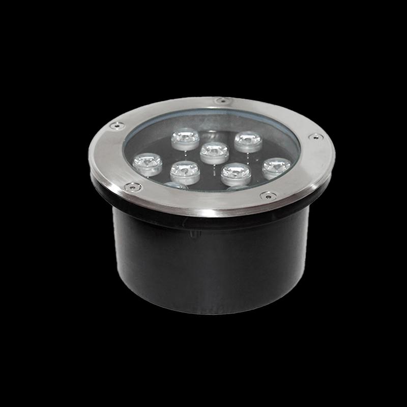 HanZhuo JingYun LED Embedded Round Ground Light, IP67 Waterproof