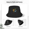 Subtle aroace pride stars orange and blue flag Bucket Hat Panama Bob Hats Reversible For Summer Beach Fishing Fisherman Caps