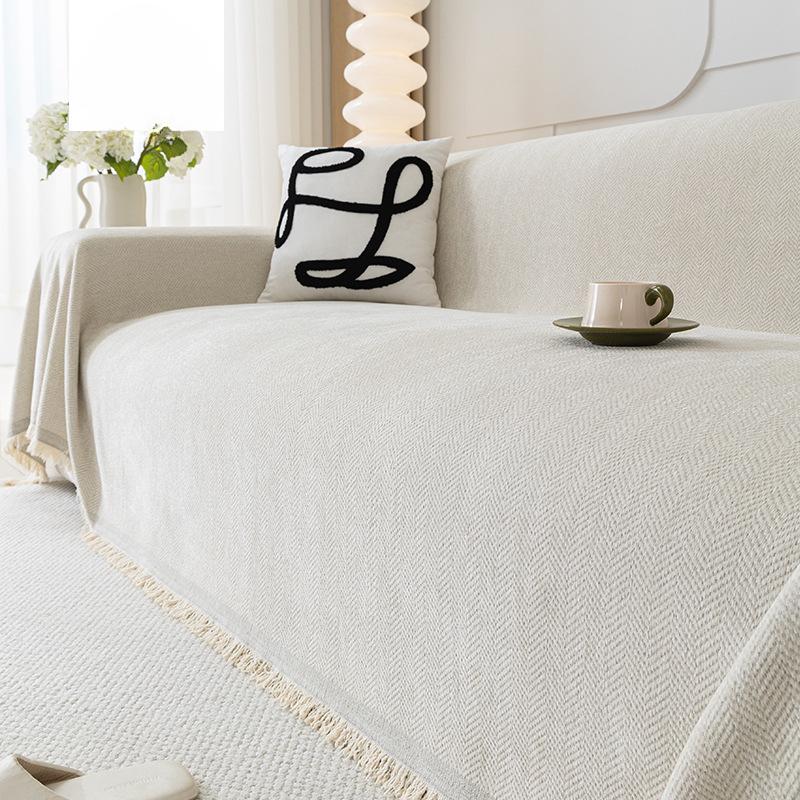 

Узор «елочка» Новый Чехол для дивана из шенилла, мягкая ткань, Four Seasons, универсальный, полный комплект, чехол для дивана, нескользящий 180*130cm