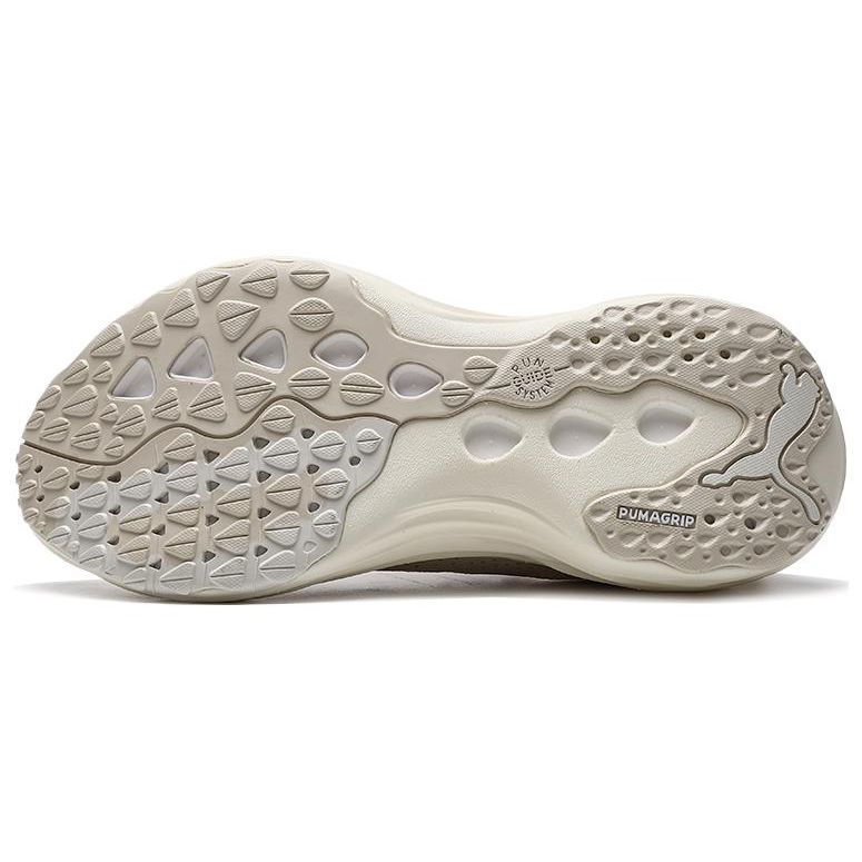Puma Foreverrun Nitro Knit Lightweight Breathable Shock Absorbing Non-Slip Durable Low-Top Casual Running Shoes Men sneaker Beige 379139-04