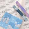 2Pcs/Pack Clear Sky Magnetic Bookmarks For Books Beautiful Landscape Mini Page Clips Book Marker Unique Books Readers Reading