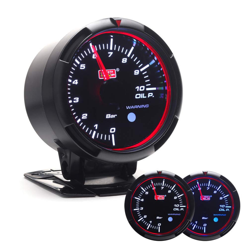 

Autogauge 458/RSM2 Series Oil Pressure Gauge, 60mm Diameter, White x Blue [458/RSM2-Oil Pressure]