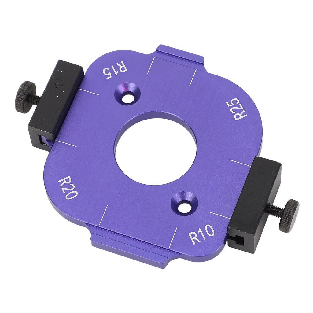 Round Corner Radius Template R10 R15 R20 R25 Anodized Aluminum Alloy Router Corner Jig for