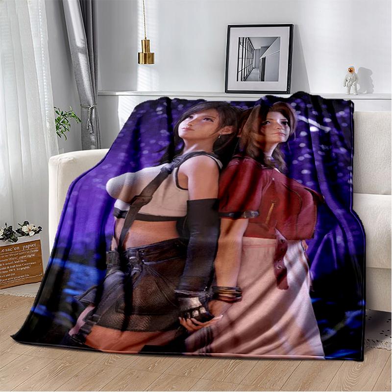 29 Style New Sephiroth Final Fantasy Games Cloud Tifa Aerith Blanket,Soft Throw Blanket for Home Bedroom Bed Sofa Cover Kids