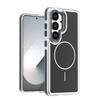 Dual Color Magnetic TPU+Acrylic Phone Case For Samsung Galaxy S26+ 5G, Anti-Yellow Shockproof Transparent Protective Cover