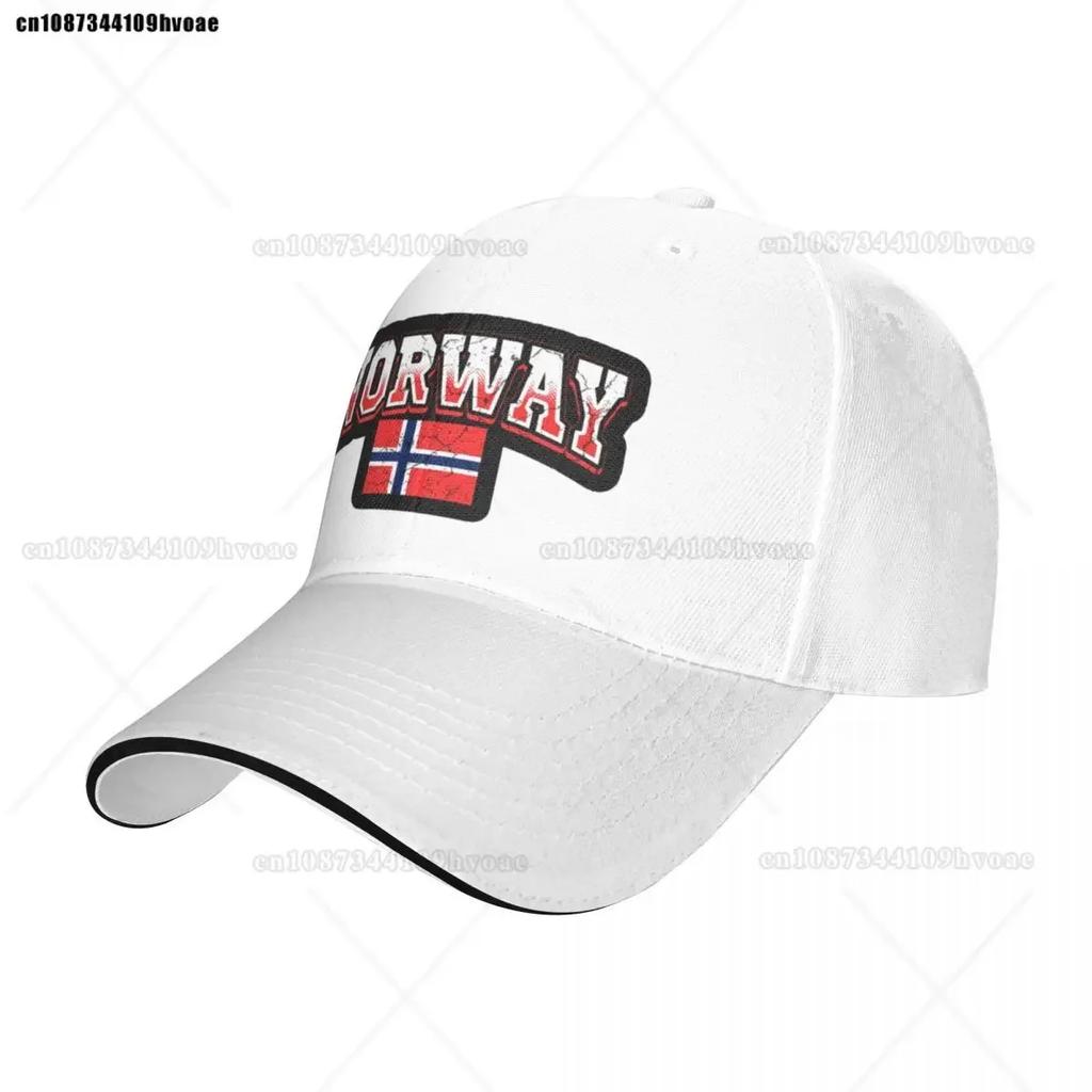 Cappellino da Baseball Multicolore con Stampa Gradiente Bandiera NORVEGIA Per Donna Sportivo Coquette Cappelli Parasole da Spiaggia Cappellino Sportivo con Visiera