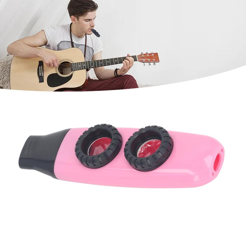 Flauta Kazoo Flauta de Buraco Duplo Instrumento de Sopro Musical com Diafragma para Performance