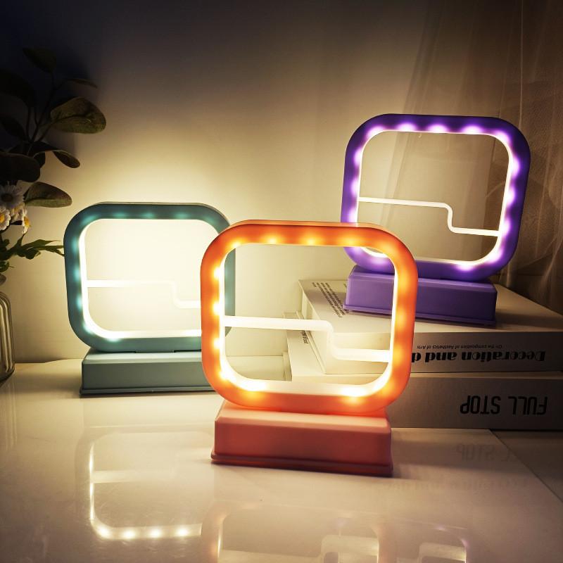 For Nightlight Square Children Cream Glue Decoration Aaa Battery Supply Power