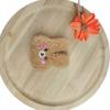 Korean Version of Cartoon Rabbit Plush Brooch Cute Blush Rabbit Keychain Doll Animal Doll Brooch Small Gift