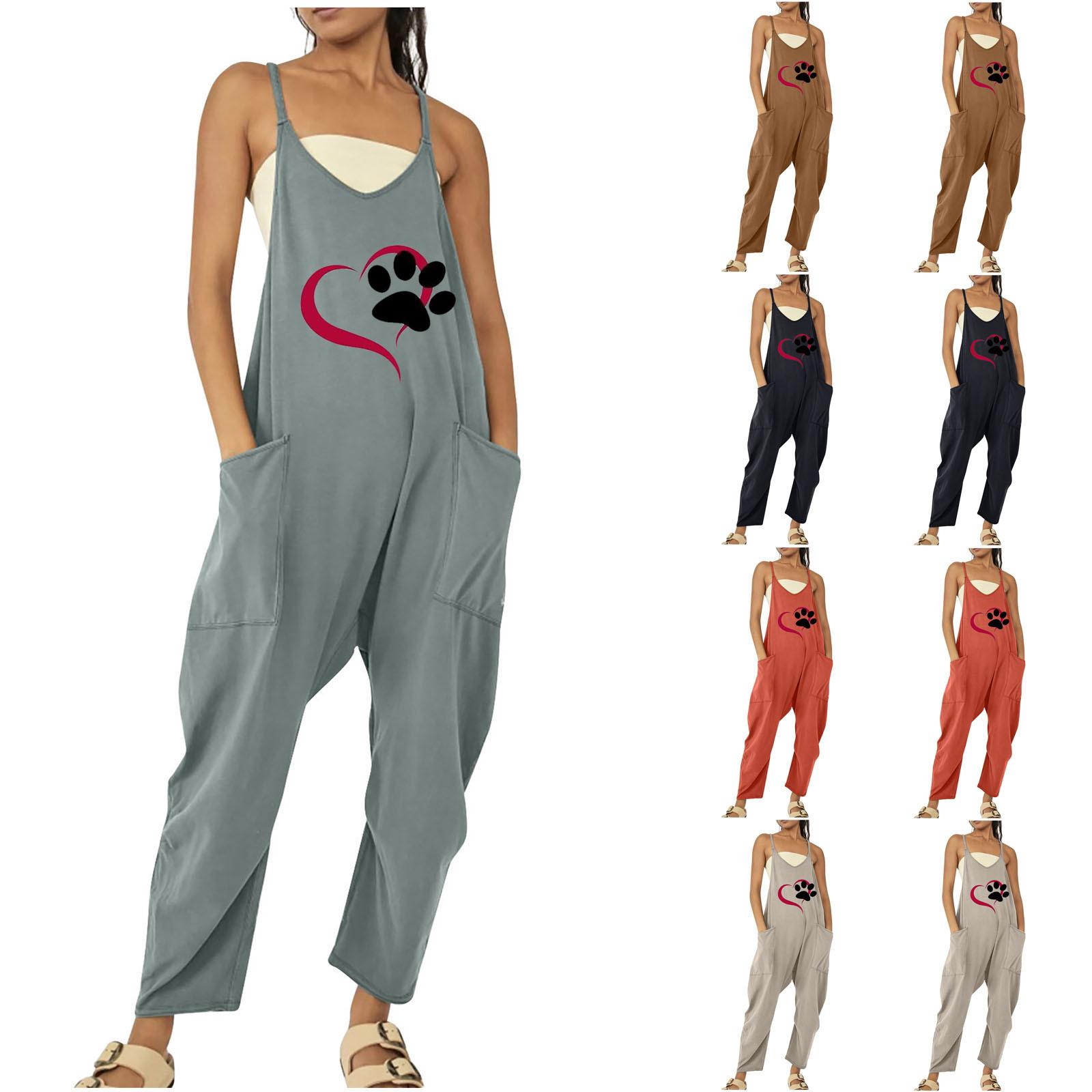 

Женские модные женские повседневные комбинезоны с пуговицами на плечах и широкими карманами