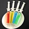 10Xsyringe Injection Shape Ballpen 10Pcs Doctor Nurse Gift Liquid Pen Ballpoint