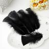 Pack Of 100 Natural Black Feather Natural Gooses Feather For Craft Wedding Decoration Hat Earrings Jewelery Making