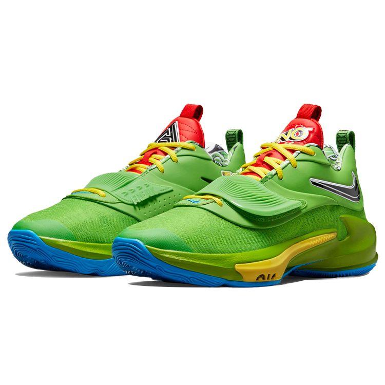 UNO x Nike Zoom Freak 3 NRG EP 50th Anniversary - Grüne Unisex-Sneaker Grünapfel Schwarz Weiß DC9363-300