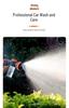 High-Pressure Foam Sprayer Water Gun for Car Wash and Garden Watering