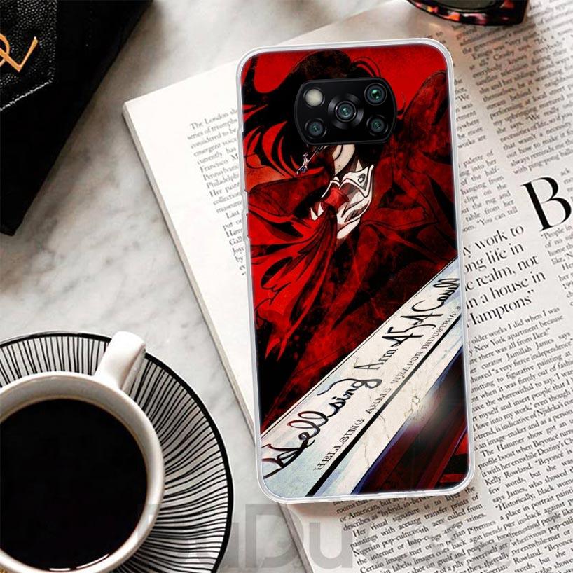 A-Alucard Hellsing Anime Cover For Xiaomi Poco X7 X6 X5 Pro X3 Nfc F7 Ultra Phone Case F6 F5 X4 F4 Gt F3 M6 M5S M4 M3 Print Shel