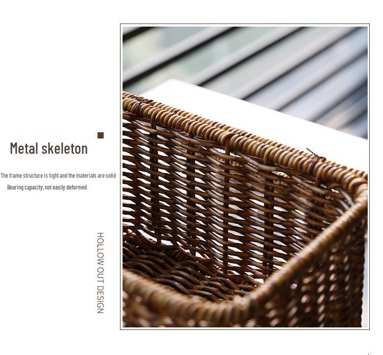 Nordic Style Multifunctional Tissue Box & Remote Control Organizer