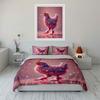 Sparkling Chicken Decor Set Multiple Sizes Kid'S And Adults' Bedroom Exquisite 3Pc Bedding Set, Gift