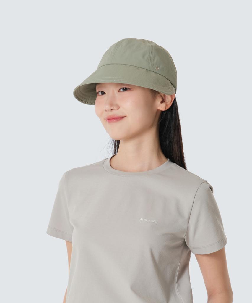 SNOWPEAK APPAREL Cample Women'S Bonnet Hat (S26Swcha17) Khaki Gray