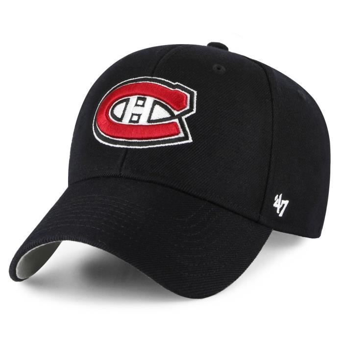 Casquette Réglable - 47 Brand - MVP Montreal Canadiens - Noir - 85% Acrylique - Ajustable