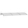 Vidaxl Door Canopy, Grey, 300X100 Cm, Polycarbonate