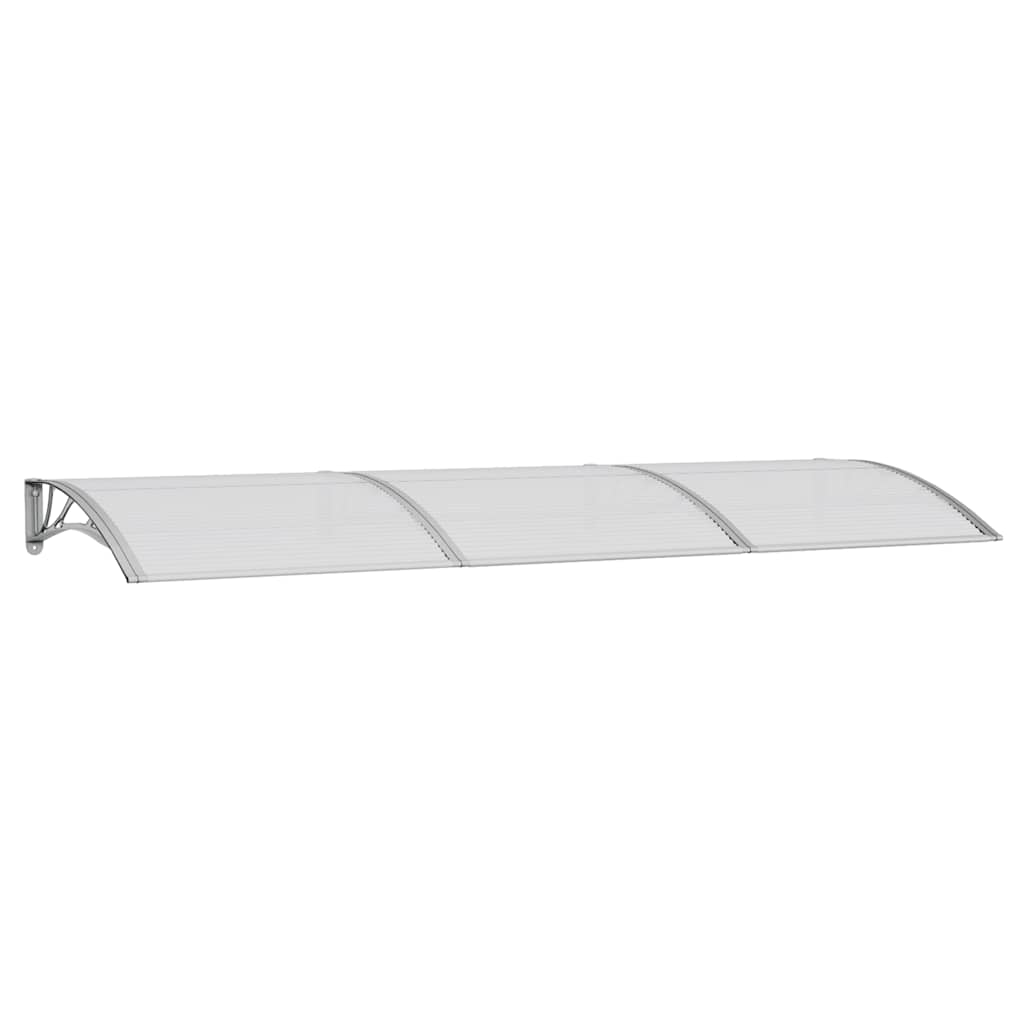 Vidaxl Door Canopy, Grey, 300X100 Cm, Polycarbonate