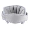 Car Seat   Headrest Pillow Sleeping Head Support Pad Fixing Band for Kids Baby (Gray)
