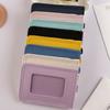 Fashion Canvas ID Badge Card Holder Card Storage Solid Color Card Holder Case Multi-Functional Credit Card Holder Work ID