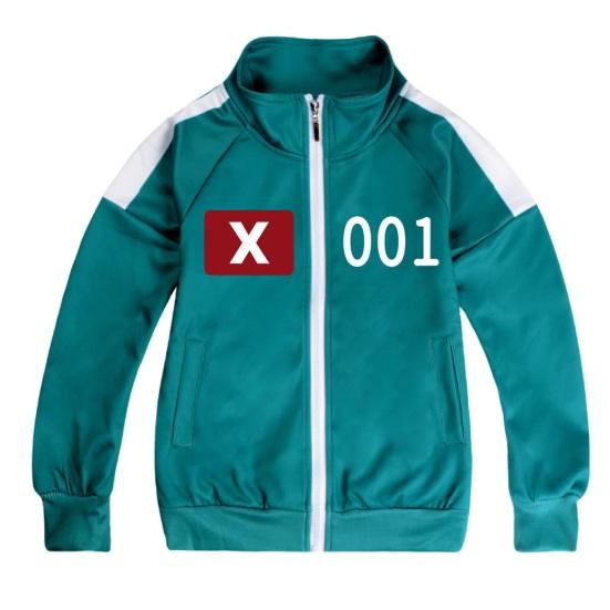 3 ks/sada Dětské herní cosplay oblečení pro volný čas Kabát Top Kalhoty Sportovní oblek