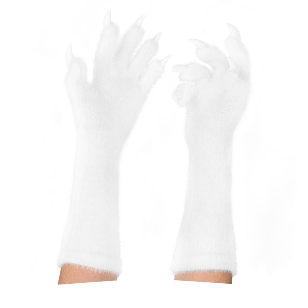 Halloween Long Gloves Long Nails Animal Claw Gloves Halloween Ghost Claw Dress Up Realistic Cos Props