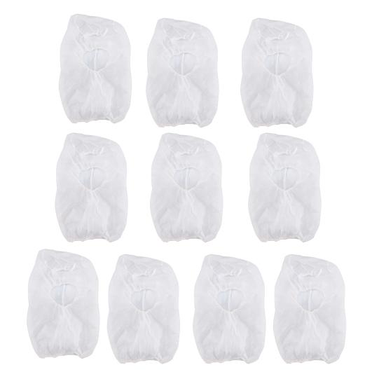 5/10/15Pcs Disposable Beard Hair Net Full Face Bouffant Hood Cap Unisex Universal Food Service Cooking Non-Woven Head Cover Hairnet